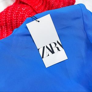 NWOT ELECTRIC BLUE BLOUSE